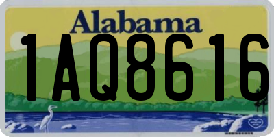 AL license plate 1AQ8616