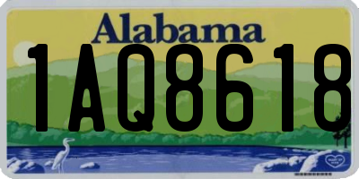 AL license plate 1AQ8618