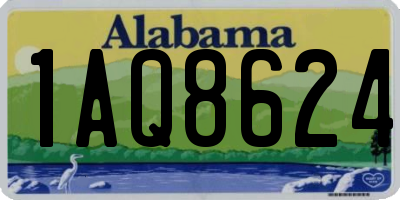 AL license plate 1AQ8624