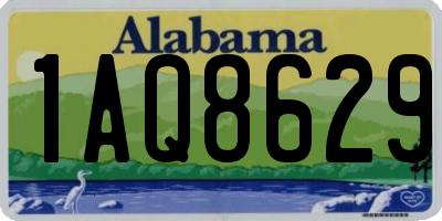 AL license plate 1AQ8629