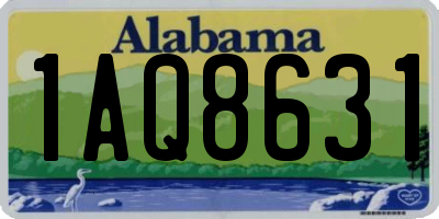 AL license plate 1AQ8631