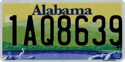 AL license plate 1AQ8639