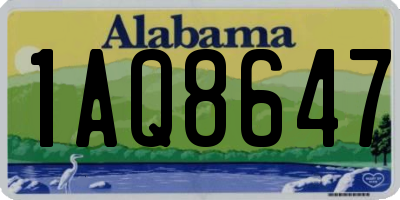 AL license plate 1AQ8647