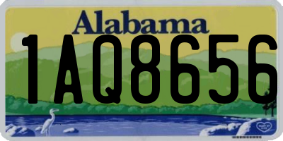 AL license plate 1AQ8656