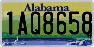 AL license plate 1AQ8658