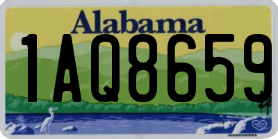 AL license plate 1AQ8659