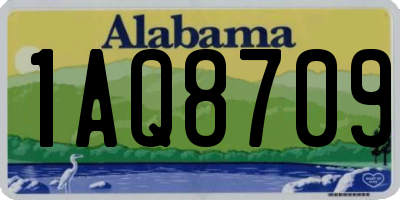 AL license plate 1AQ8709
