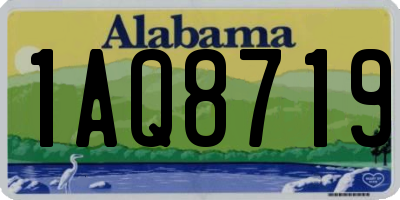 AL license plate 1AQ8719