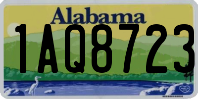 AL license plate 1AQ8723