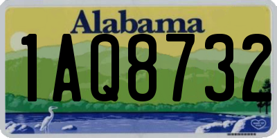 AL license plate 1AQ8732