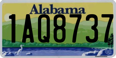AL license plate 1AQ8737