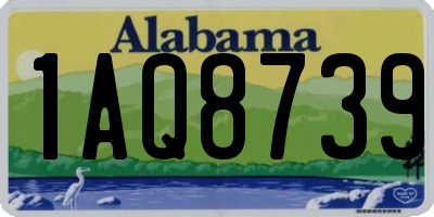 AL license plate 1AQ8739