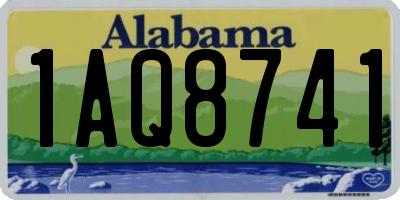 AL license plate 1AQ8741