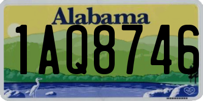 AL license plate 1AQ8746