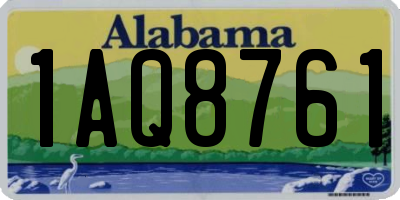 AL license plate 1AQ8761