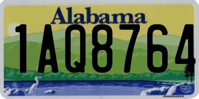 AL license plate 1AQ8764