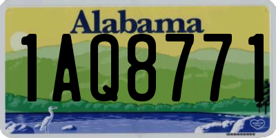 AL license plate 1AQ8771