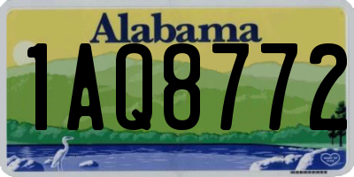 AL license plate 1AQ8772