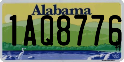 AL license plate 1AQ8776