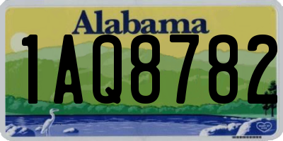 AL license plate 1AQ8782