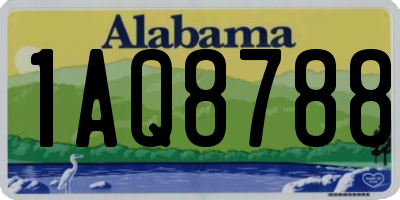 AL license plate 1AQ8788
