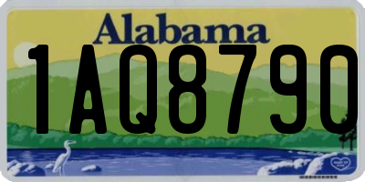 AL license plate 1AQ8790