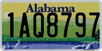AL license plate 1AQ8797