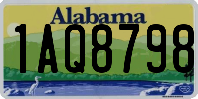AL license plate 1AQ8798