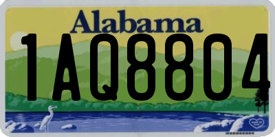 AL license plate 1AQ8804