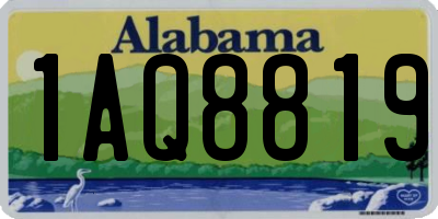 AL license plate 1AQ8819