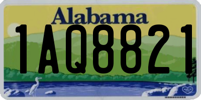 AL license plate 1AQ8821