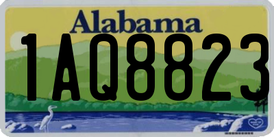 AL license plate 1AQ8823