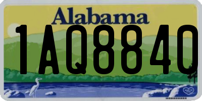 AL license plate 1AQ8840