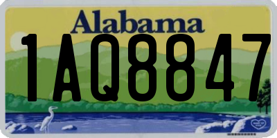 AL license plate 1AQ8847