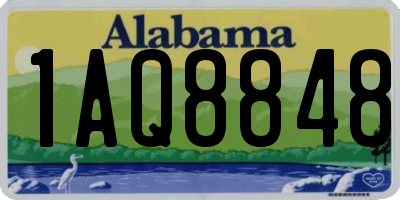 AL license plate 1AQ8848
