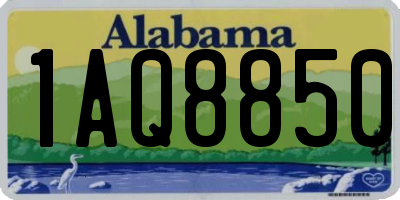 AL license plate 1AQ8850