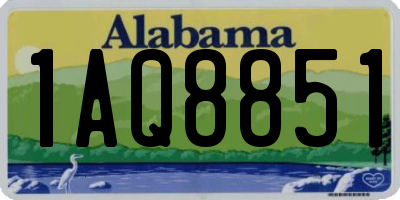 AL license plate 1AQ8851