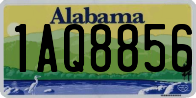 AL license plate 1AQ8856