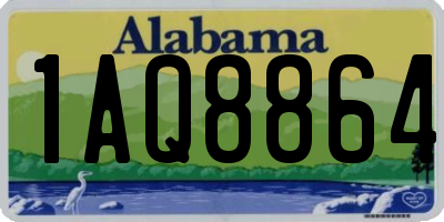 AL license plate 1AQ8864
