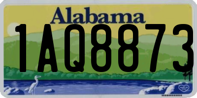 AL license plate 1AQ8873