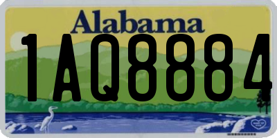 AL license plate 1AQ8884