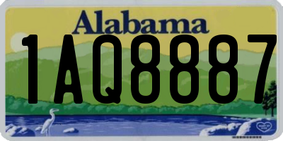 AL license plate 1AQ8887