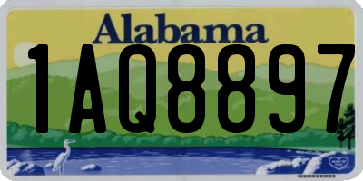 AL license plate 1AQ8897