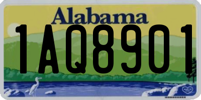 AL license plate 1AQ8901