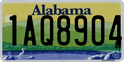 AL license plate 1AQ8904
