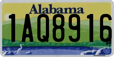 AL license plate 1AQ8916