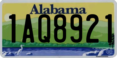 AL license plate 1AQ8921