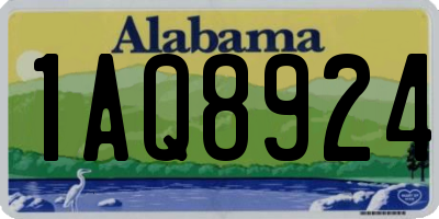 AL license plate 1AQ8924