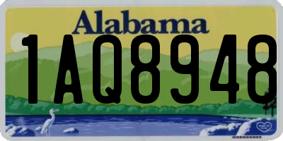 AL license plate 1AQ8948