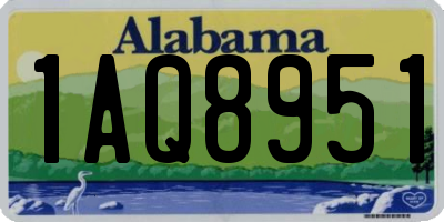 AL license plate 1AQ8951